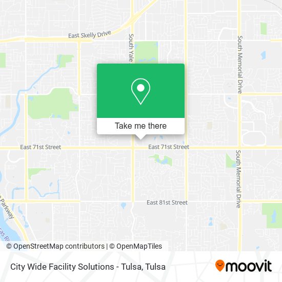 Mapa de City Wide Facility Solutions - Tulsa