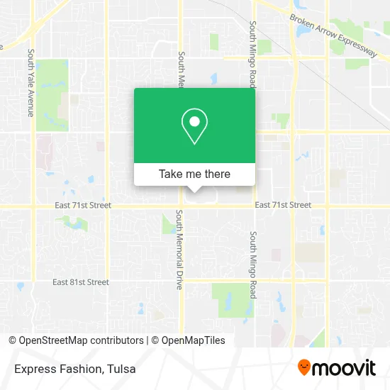 Express Fashion map