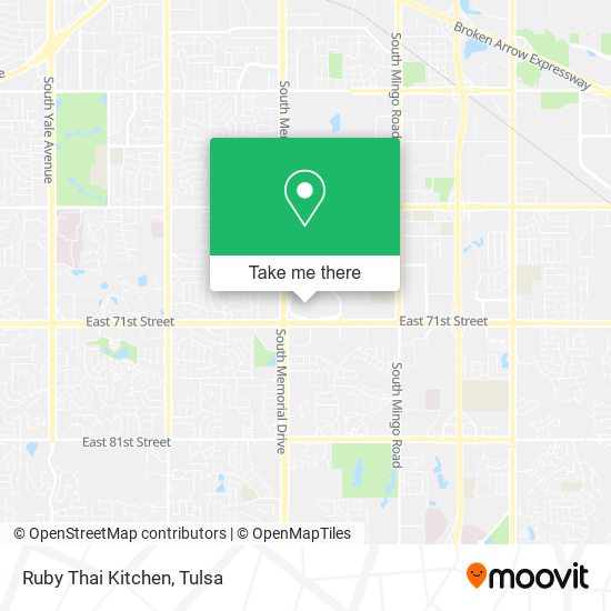 Ruby Thai Kitchen map