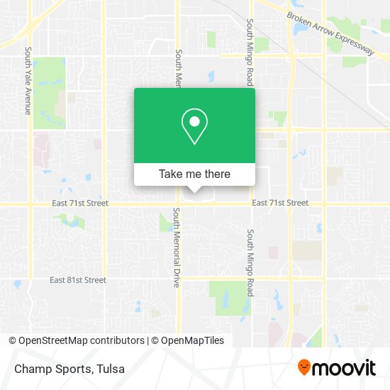 Champ Sports map