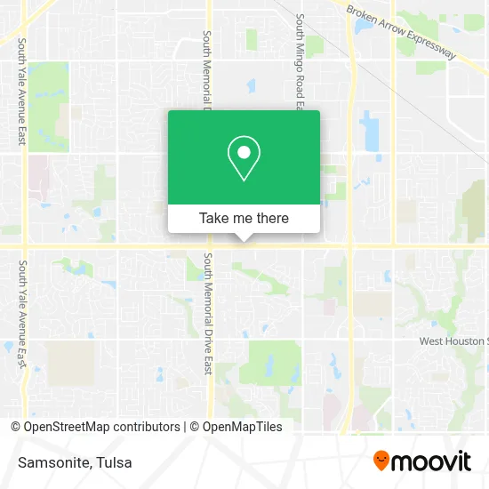 Samsonite map