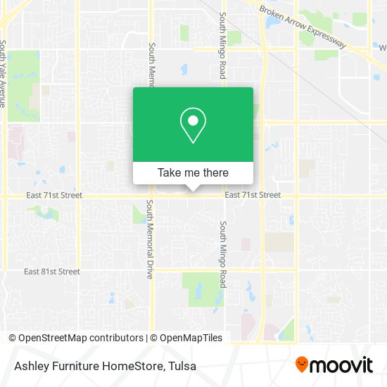 Mapa de Ashley Furniture HomeStore