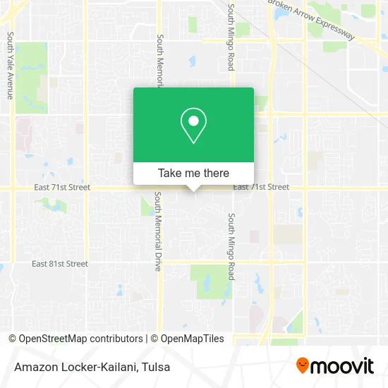 Amazon Locker-Kailani map