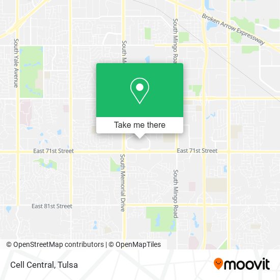 Cell Central map