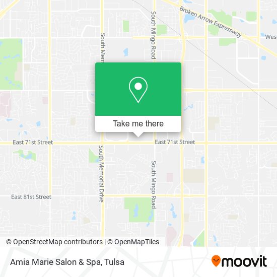 Mapa de Amia Marie Salon & Spa