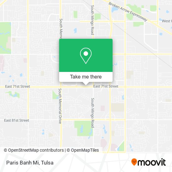 Mapa de Paris Banh Mi