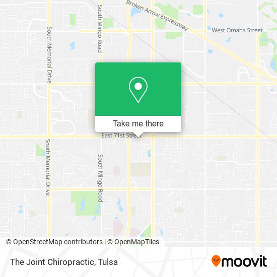 The Joint Chiropractic map