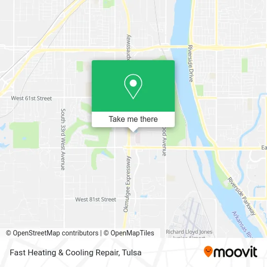 Fast Heating & Cooling Repair map