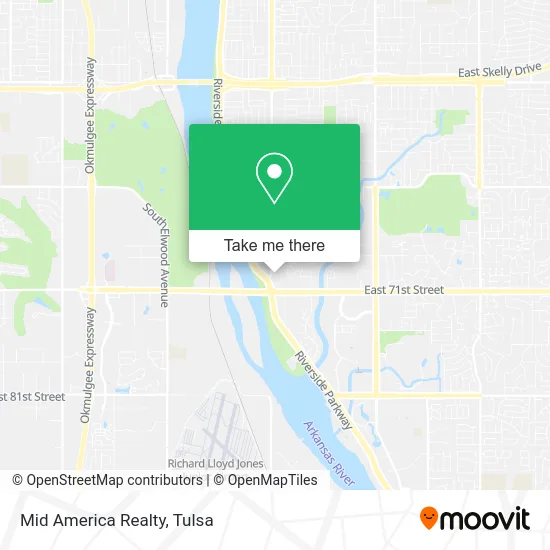 Mid America Realty map