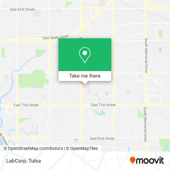 LabCorp map