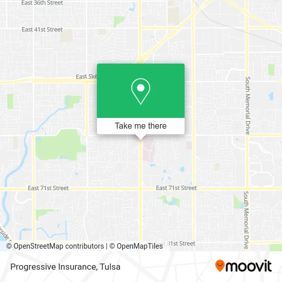 Progressive Insurance map