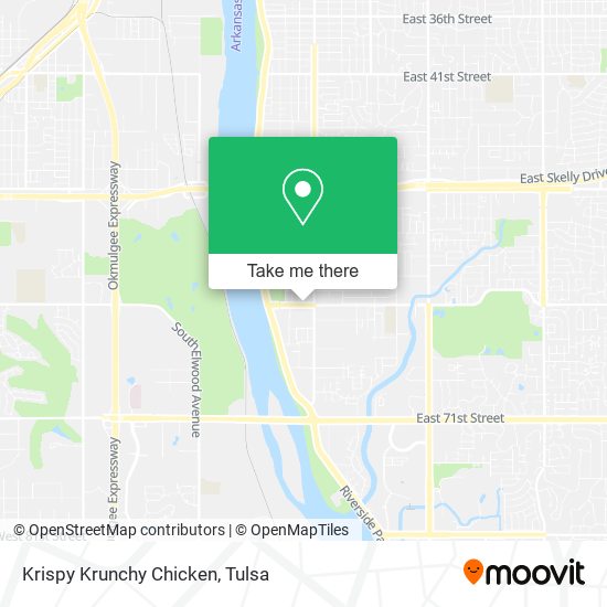 Krispy Krunchy Chicken map