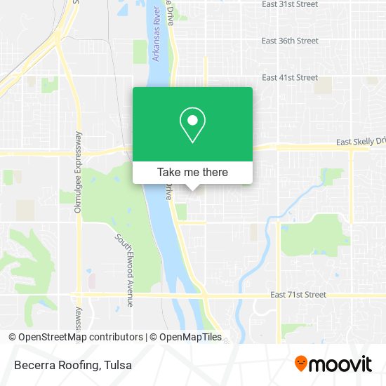 Mapa de Becerra Roofing