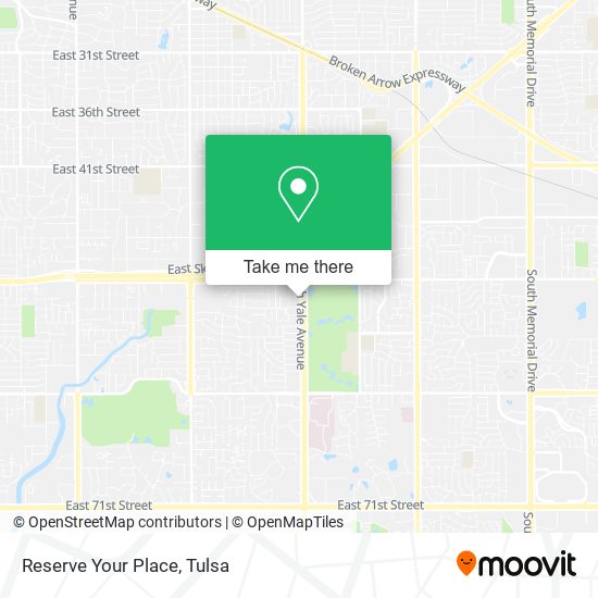 Mapa de Reserve Your Place