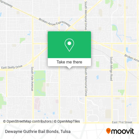 Dewayne Guthrie Bail Bonds map