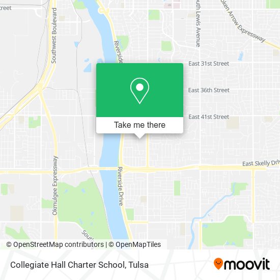 Collegiate Hall Charter School map