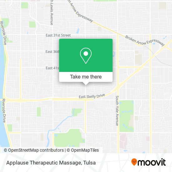 Applause Therapeutic Massage map