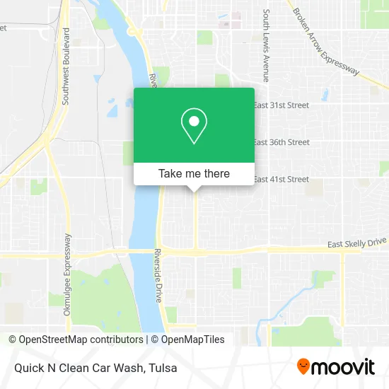 Quick N Clean Car Wash map