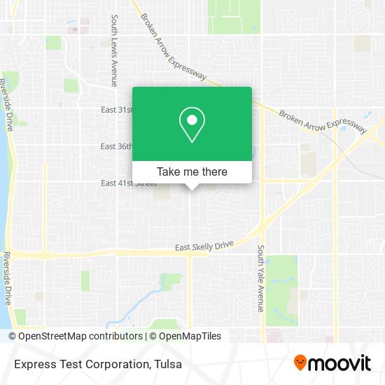 Express Test Corporation map