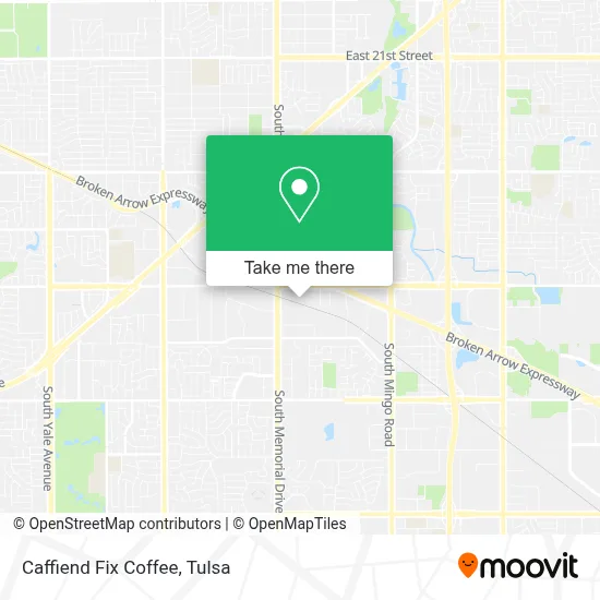 Caffiend Fix Coffee map