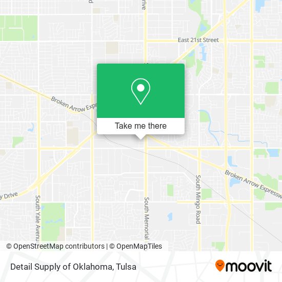 Detail Supply of Oklahoma map