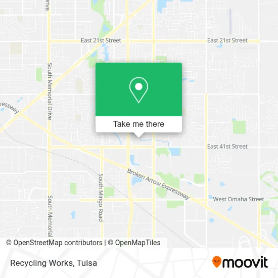 Recycling Works map