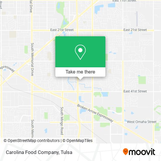 Mapa de Carolina Food Company