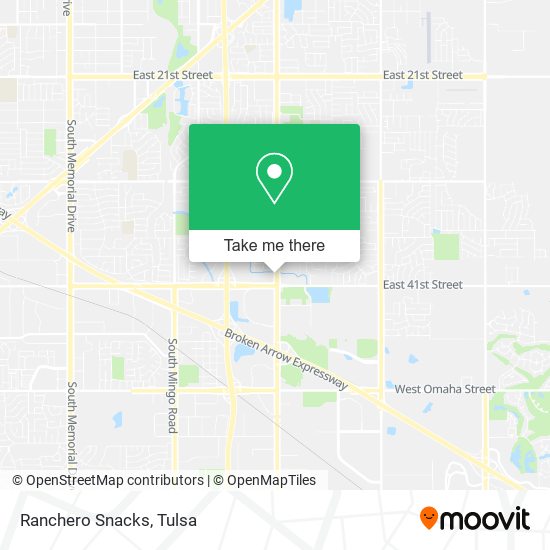Mapa de Ranchero Snacks
