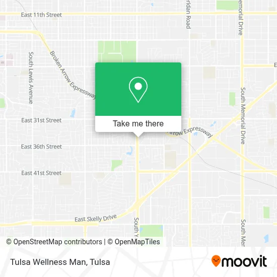 Tulsa Wellness Man map