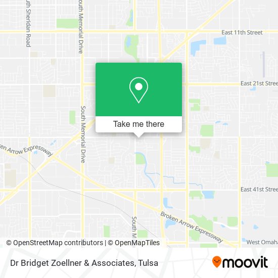 Mapa de Dr Bridget Zoellner & Associates