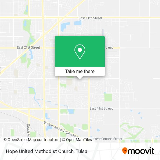 Hope United Methodist Church map
