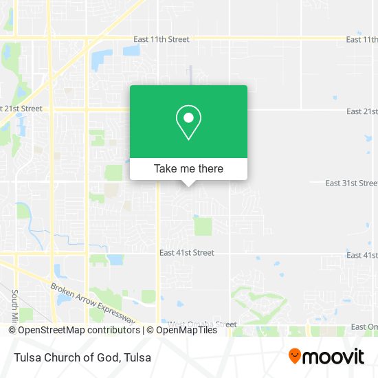Mapa de Tulsa Church of God