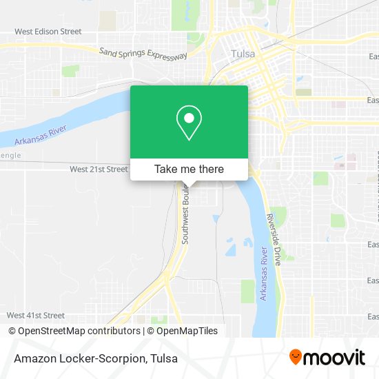 Amazon Locker-Scorpion map