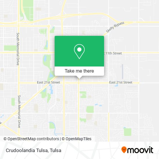 Crudoolandia Tulsa map