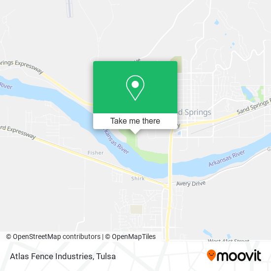 Atlas Fence Industries map