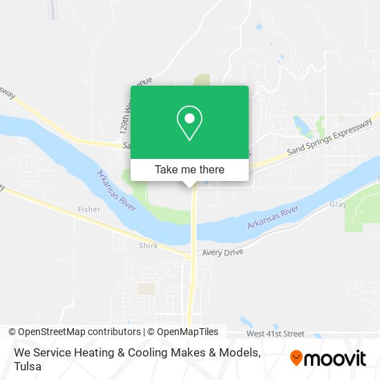 Mapa de We Service Heating & Cooling Makes & Models