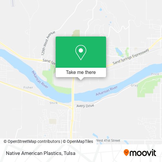 Native American Plastics map