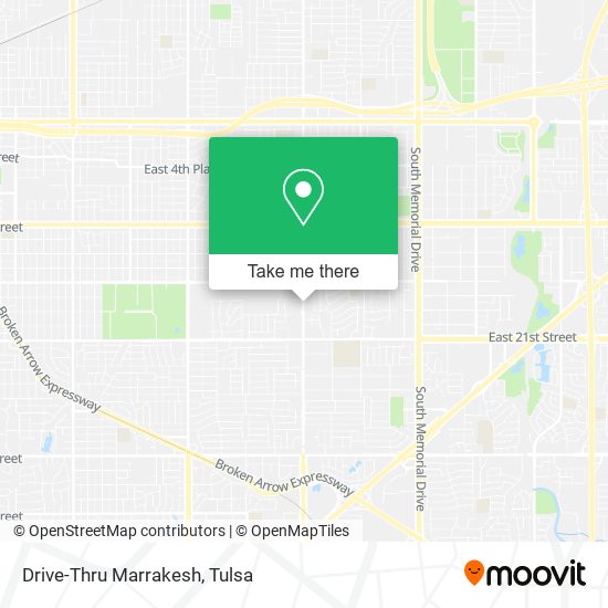 Mapa de Drive-Thru Marrakesh