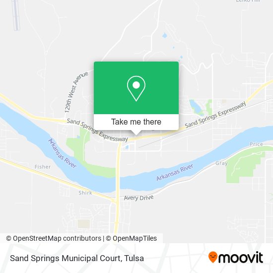 Sand Springs Municipal Court map