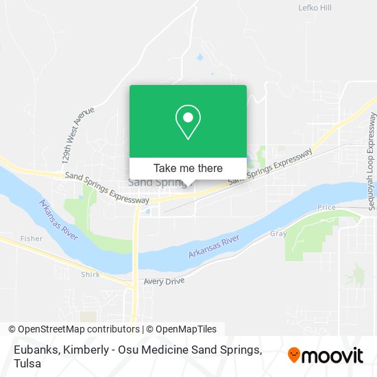 Eubanks, Kimberly - Osu Medicine Sand Springs map