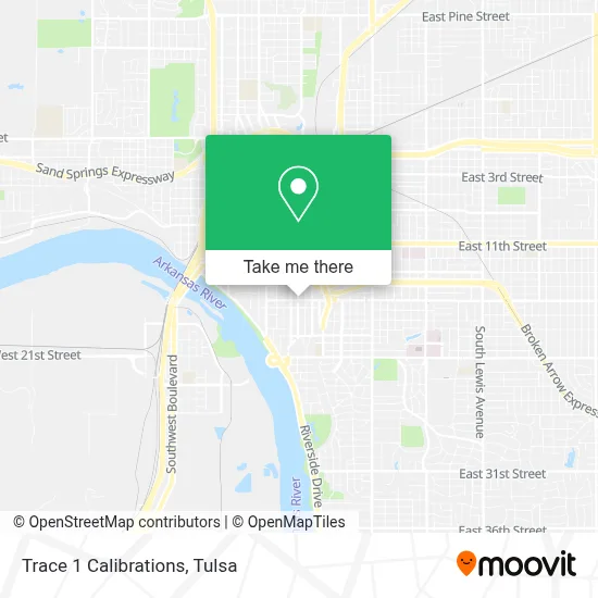 Trace 1 Calibrations map