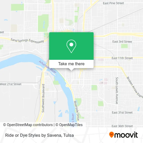 Ride or Dye Styles by Savena map