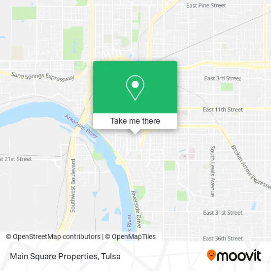 Main Square Properties map