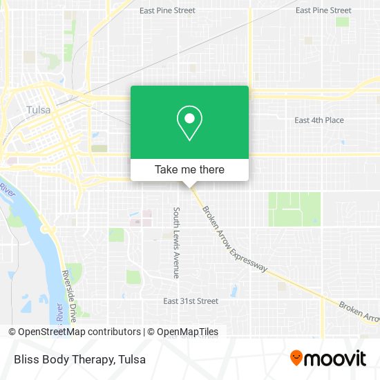 Mapa de Bliss Body Therapy