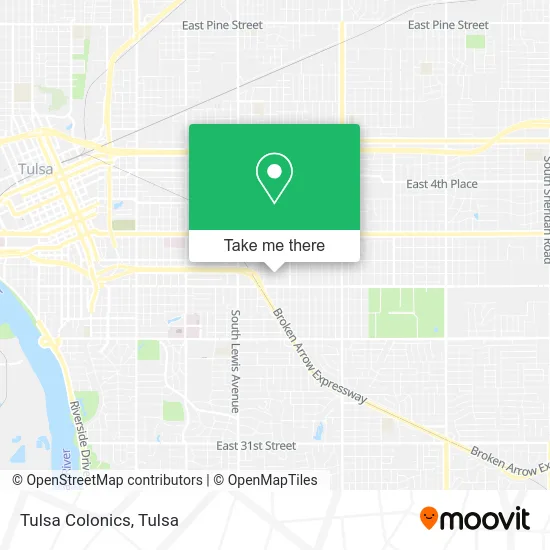 Tulsa Colonics map