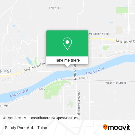 Sandy Park Apts map