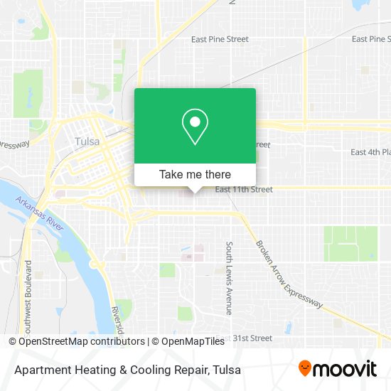 Apartment Heating & Cooling Repair map