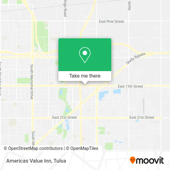 Americas Value Inn map