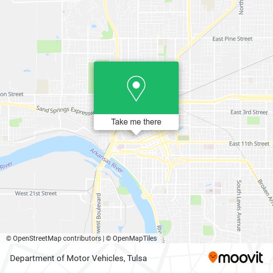 Mapa de Department of Motor Vehicles
