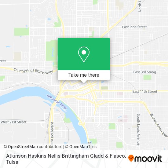 Mapa de Atkinson Haskins Nellis Brittingham Gladd & Fiasco